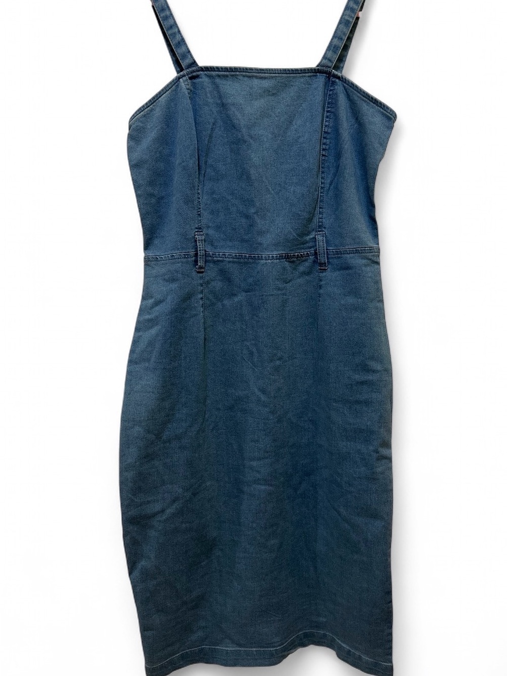 Derek Heart Indigo Denim Midi Slip Dress